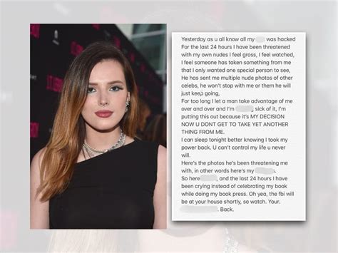 bella thorne leaked|Bella Thorne Releases Nude Photos After Hacker .